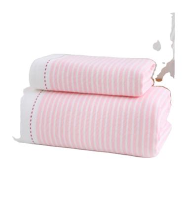 China QUICK DRY Genuine Plush Color 100% Cotton Shower Tools Comfortable Towel Luxury Hotel Bath Set for sale