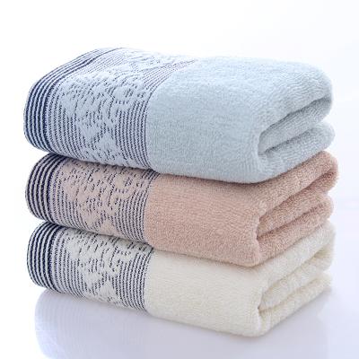 China QUICK DRY High Quality 100% Cotton Terry Hotel Bath Towel Hand Face Towel Set Travel Pool Home Use Towel for sale