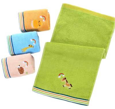 China Wash Your Face And Skin-Friendly Cotton Animal KingdomCotton Teen ProductSoft Superior Absorbent Facial Towel for sale