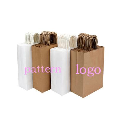 China Recycled Materials Wholesale Cheap Price Custom Eco Friendly Cardboard Packaging Paper Shopping Bags With Handle for sale