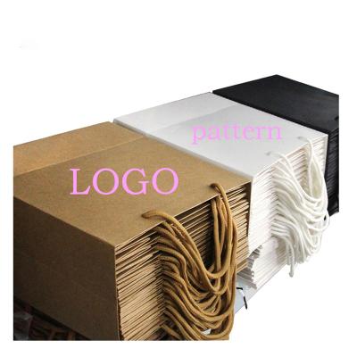 China Eco - Friendly Recycled Materials Cloth Coffee Packaging Custom Printed Paper Bags With Logo for sale