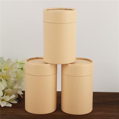 China Eco Friendly Recycled Materials Custom Design Food Grade Cylinder Tubes Tea Packaging Paper Box for sale