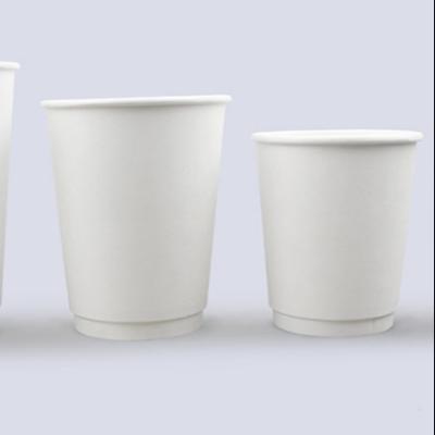 China Custom Printed Biodegradable Logo Coffee Tea Disposable Embossed Paper Cups With Lids for sale