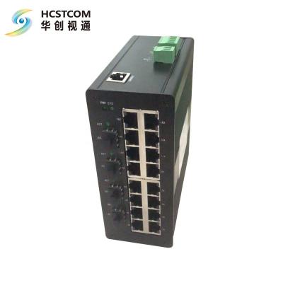 China LACP Full Gigabit Base-FX and 10M/100M/1000M Base-Tx Industrial Ethernet Switches Support PoE for sale