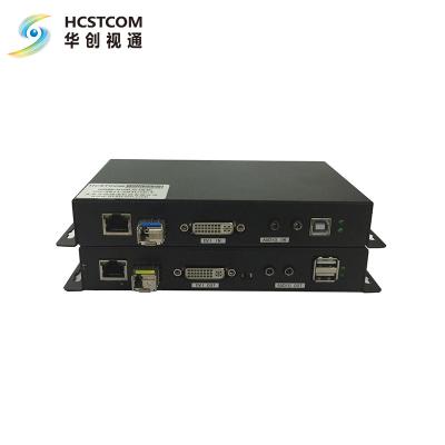 China DVI Fiber Supplement Single Mode Fiber Media Converter 20KM 1080p Video Transmitter and Receiver HC3622K-T/R for sale