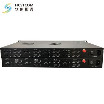 China 1080p@60hz 8 Channel One Way Fiber Video Converter Supplement Over Single Fiber Multiple Channels Extend Video HC4608A-T/R for sale