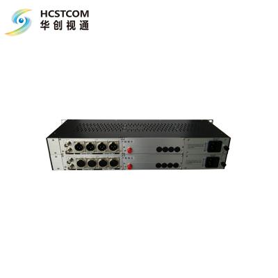 China AES/EBU Digital Audio Fiber Optic Transmitter And Receiver Standalone for sale