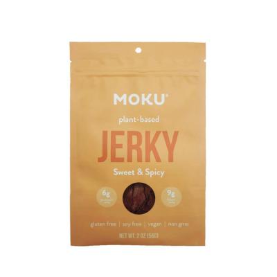 中国 Hotsale Ziplock Pouch And Handle Food Packaging Bag Pouch And Big Bag Zip For Beef Jerky With Zipper 販売のため