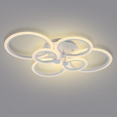 China Modern smart app control led speaker ceiling light acrylic rgb blueteeth white color for home office ceiling mount led light for sale