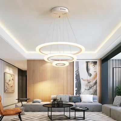 China Nordic modern post-modern led light luxury led light suitable 162W pendant dimming living room remote control led chandeliers for sale