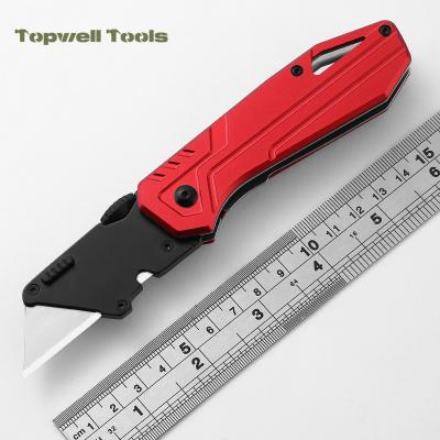 China Newcomer Folding Design Competitive Price EDC Folding Box Utility Cutter Blades Utility Knife for sale