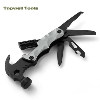 China Nail Hammer Ready to Ship Multifunctional Stainless Steel Survival Axes Hammer for Camping Hiking Gifts for sale