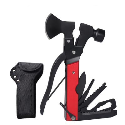 China Hot Selling Multi Function Stainless Steel Outdoor Survival Multi Function Hammer for sale