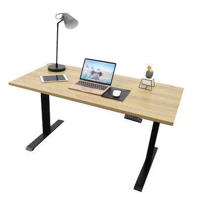 China Factory Wholesale Black Low Noise Electric Lift Height Adjustable Table With Various Colors Computer Desks Executive Electric Desk for sale