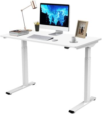 China (Size)Wholesale Price Electric Height Adjustable Standing Desk Sit Stand Home Office Table for sale