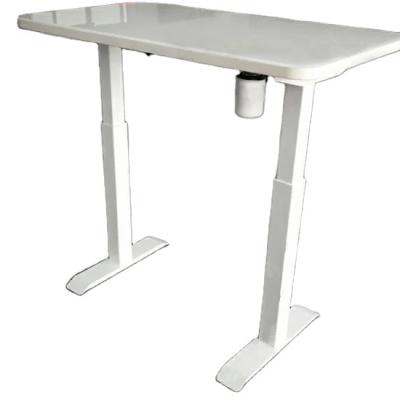 China Sit Stand Up Lift Electric Folding Standing Lift Desk (Height) Height Adjustable White Adjustable Table for sale