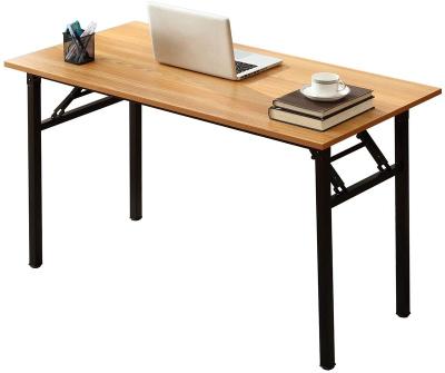 China (Size) Adjustable Modern Simple Style Folding Computer Desk Folding Table Furniture Office Workstation Dividers Table for sale