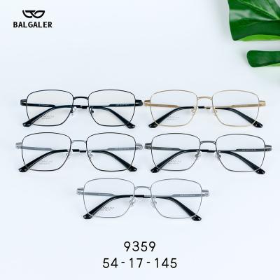 China High quality anti-blue light glasses. Fashion Clear Anti Blue Light Eyewear Women Square Glasses Frame Pure Titanium Men Optical Frame Computer Goggles for sale