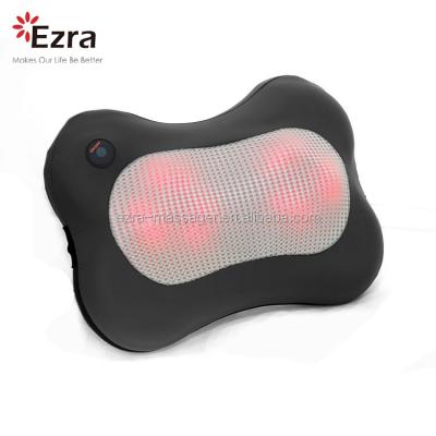 China Body Shiatsu Neck and Back Massager with Smoothing Heat Tissue 3d Massage Deep Kneading Pillow for Shoulder Leg Body for sale