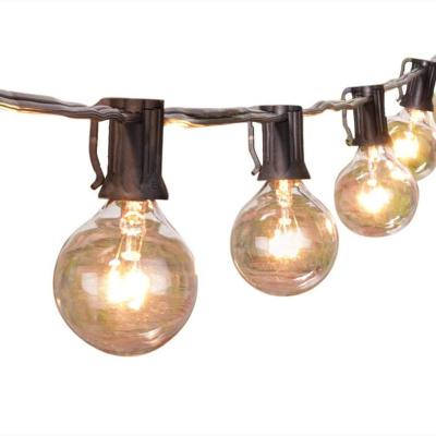 China 25ft G40 Light Bulb 48ft Clear LED G40 Led Outdoor String Lights Holiday Decoration g40 String Lights for sale