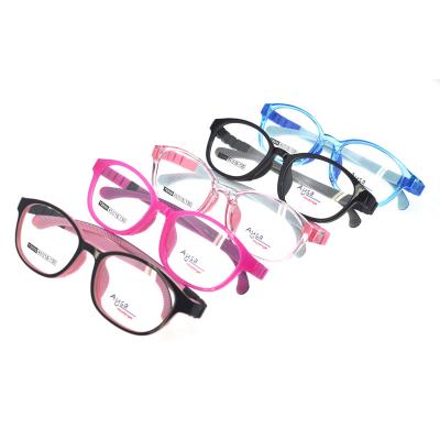 China Fashionable Cute Eye Glass Children TR90 Small Size Eyewear With Soft Flex Silicon Optical Sight For Kids Comfortable Ready Goods for sale