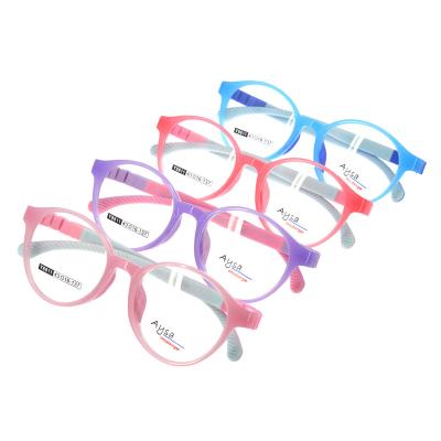 China Fashionable Hot Selling Made in China Optical Frame Child Silicone Kids Glasses Eyewear Frame for Unisex Boy Girl for sale