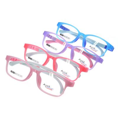 China Fashionable High Quality Baby TR90 Optical Frame For Kids Eyewear Silicone Kids Eyewear Frames Ready Goods for sale