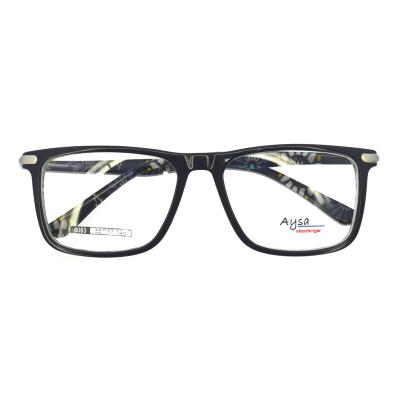 China Vintage Trendy Unisex Oversized Glasses Retro New Square Acetate Fashion Square Glasses for sale