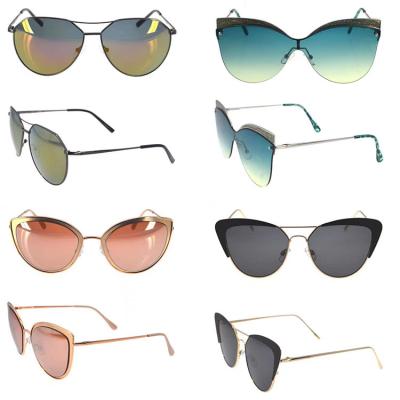 China Fashion Sunglasses Shape Metal Ladies Sunglasses Wholesale Black Frame Unisex Sunglasses From China Mens Designer Mixed Packing for sale