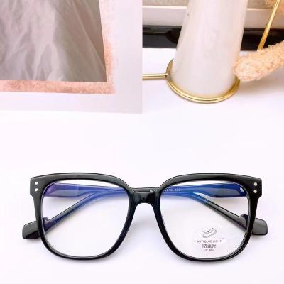 China Fashion Square Blue Light Classic Computer Glasses Men Anti Blocking Eyeglasses TR90 Optical Lenses Frame Fashion Logo for sale