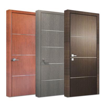 China Sound Insulation Pattern Plain Single Sheet Plywood Board Waterproof Doors Flush Bedroom Wood Door for sale