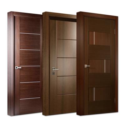 China Modern Interior Sound Insulation Home Hotel Room Bedroom Soundproof Composite Wooden Door for sale