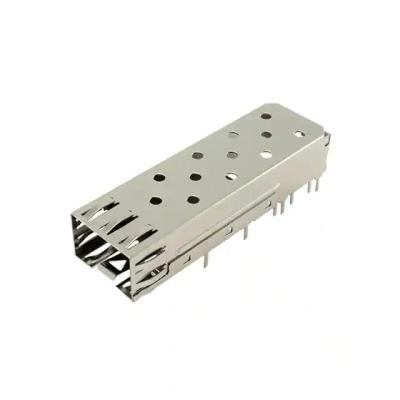 China EMI Shielded SFPCAGE005-L Through Hole Solder Right Angle EMI Shielded SFP Cage for sale