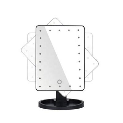 China Mini Wholesale Desktop Speaker Makeup Dresser With Mirror Desk Night Lamp for sale