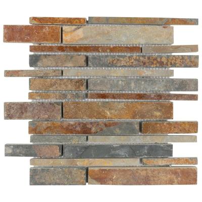 China Rustic a large number of wholesale price rusty mosaic tiles, external stone wall cladding, decorative stone for sale