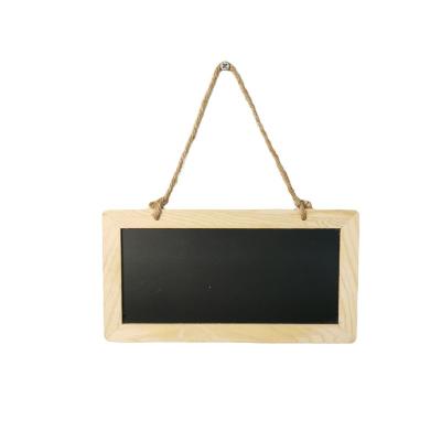 China Minimalist slate blackboard sign slate 20x15cm farmhouse blackboard hanging sign is used for outdoor, door, wall and wedding for sale