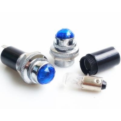 China Blue tube amplifier 1PC tube amp radio dial indication lamp light with 6.3V 0.15A bulb BAYONET pin for sale