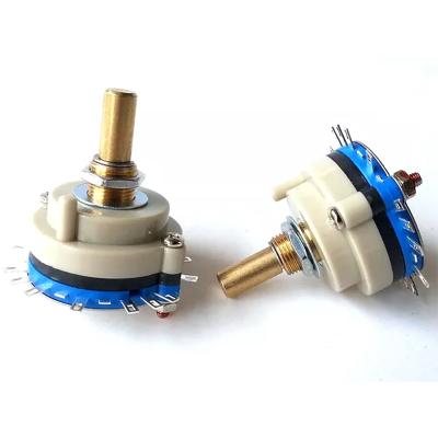 China AC Socket 1PC Layer 3 Pole 4 Way Rotary Switch Attenuator Volume Potentiometer DIY Parts HI-FI Parts for sale