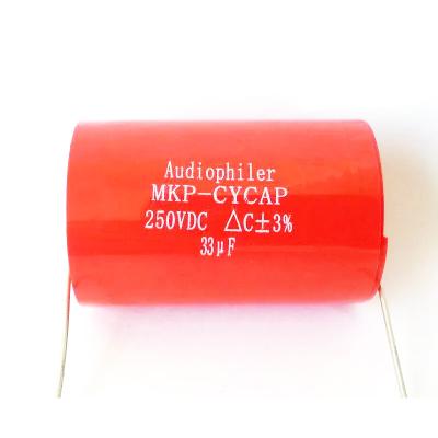 China Tube Amplifier DIY 1PC Audiophiler MKP Divider Capacitor 250V 33UF HIFI Grade Axial Coupling Audio Capacitor For Tube Guitar Amplifier for sale