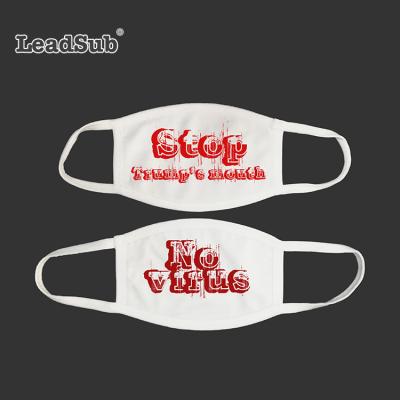 China Custom Reusable Stylish Logo Printed Face Mask Dustproof Halloween Cotton Face Mask Sublimation Fashion Face Cover Christmas for sale