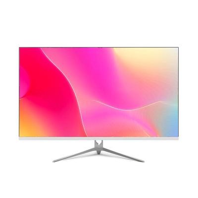 China 27inch Computer Monitor Frameless Desktop Gaming Monitor 60hz White Color 23.8inch for sale