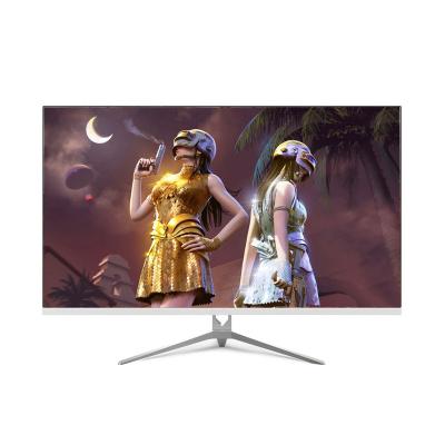 China 2K Uncurved Frameless Desktop 27inch Computer Monitor 2560*1440QHD Desktop Gaming Monitor 60hz 2K White Color for sale