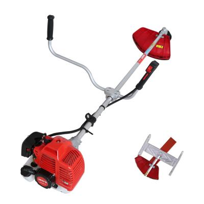 China Portable 2-Stroke Defender Gasoline Brush Cutter Grass Cutter Machine Grass Trimmer Lawn Mower for sale