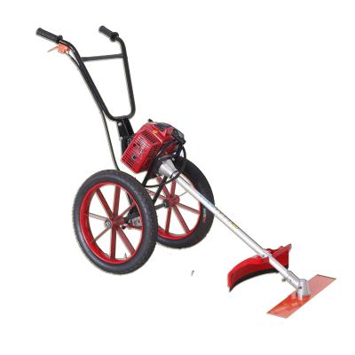 China Cheap Lower Price 2-Stroke Wheel Brush Cutter 2Stroke Handpush Brush Cutter Brush Cutter for sale