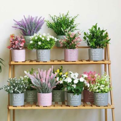 China Artificial indoor fake wall flower green background farmhouse green wall decoration lawn lawn turf plastic balcony for sale