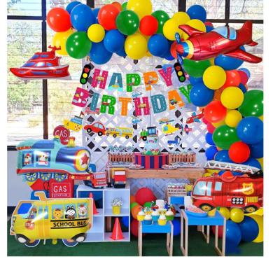 China CHINA'S BEST GOODS Pull Modern Flag Birthday Chain Balloon Garland Airplane Car Train Vehicle BALLOON BALLOON for sale