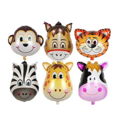 China Wholesale Decorative Occasion Party Printing Kids Animal Shaped Happy Birthday Balloon for sale