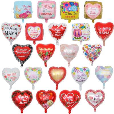 China Foil 18 Inch 24inch Heart Mother's Day Helium Balloons Balloon Party Supplies Foil Balloons for sale