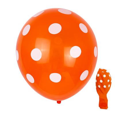 China Festivals Hot Sale Manufacturers Happy Polka Dot Birthday Decorations Foil Balloon Maker for sale