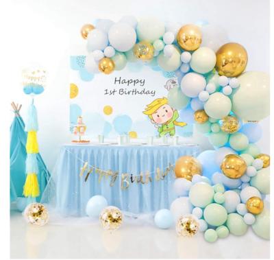 China Latex Internet Celebrity Macaron Balloon Chain Set Birthday Wedding Party Background Wall Decorated Balloon Combination BALLOON for sale